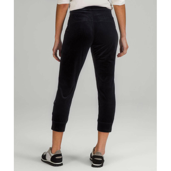 Lululemon Velvet Crop 25" Jogger Pants Black Navy 4 NWOT - Picture 2 of 8